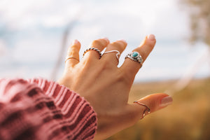 Sterling silver stacking Rings