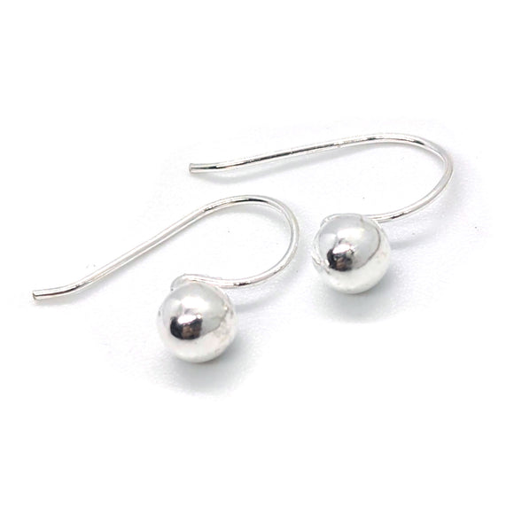 Sterling Silver Ball Drop Earrings