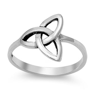 Celtic Sterling Silver Triquetra Ring